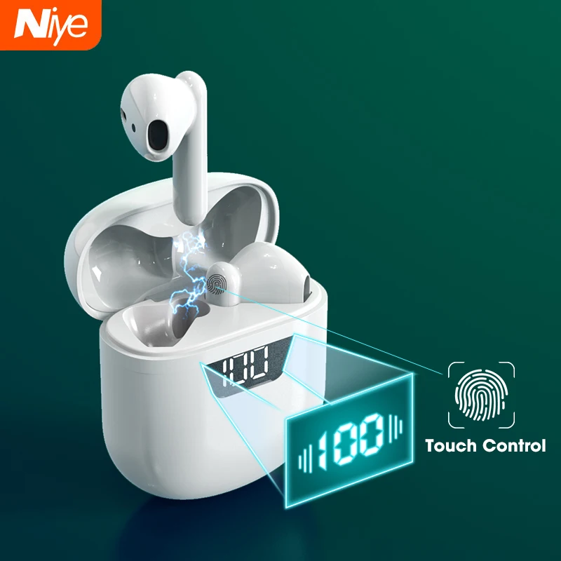 New TWS Headphones Bluetooth 5.0 Earphone Wireless Handsfree Earbuds Headphone With Mic Charging Box Stereo Sound Headset Gamer