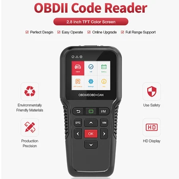 

2020 Latest Design OBD2 Code-Reader Car-Diagnostic-Tool 12V Tester for the Auto Quick Cranking Charging Testing