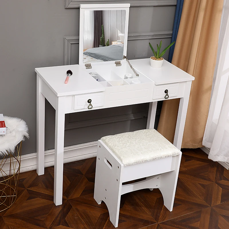 Wood Dressing Table Stool Makeup Bench Pad Cushioned Chair Piano Seat Bedroom Coffee Table Sofa Bench Shoe Bench Dining Chair (8)