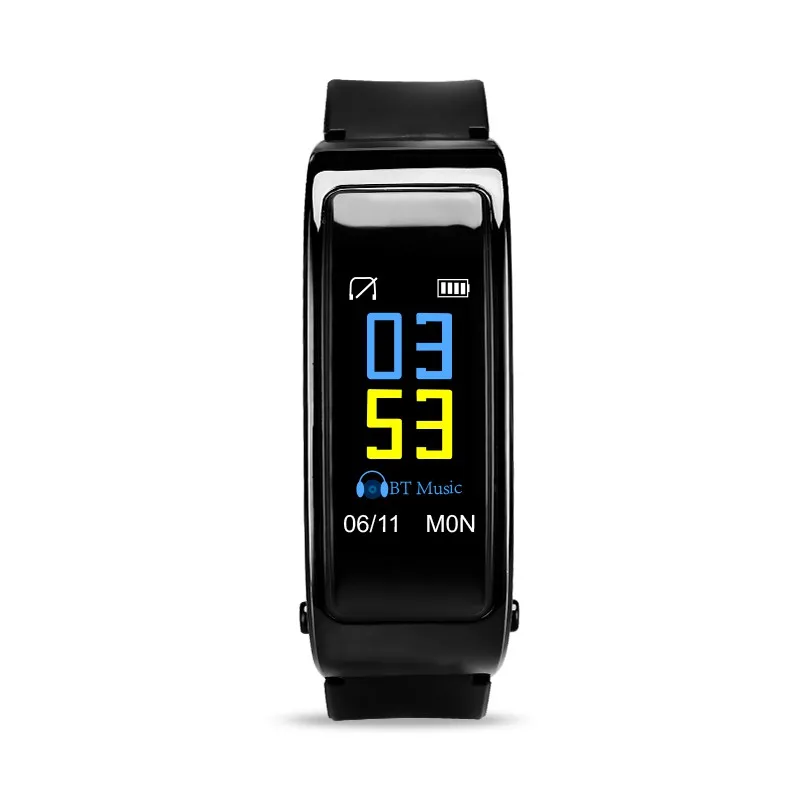

2 In 1 Smart Bracelet with Bluetooth Earphone Heart Rate Monitor Sports Watch JFlyer