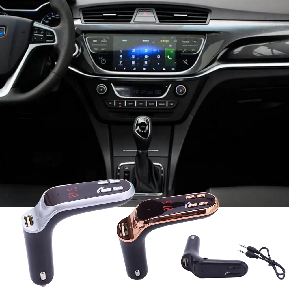 Vehemo lcd 12 В fm-приемник радиочастотный передатчик автомобильный fm-передатчик Handsfree DSP эхо отмена портативный
