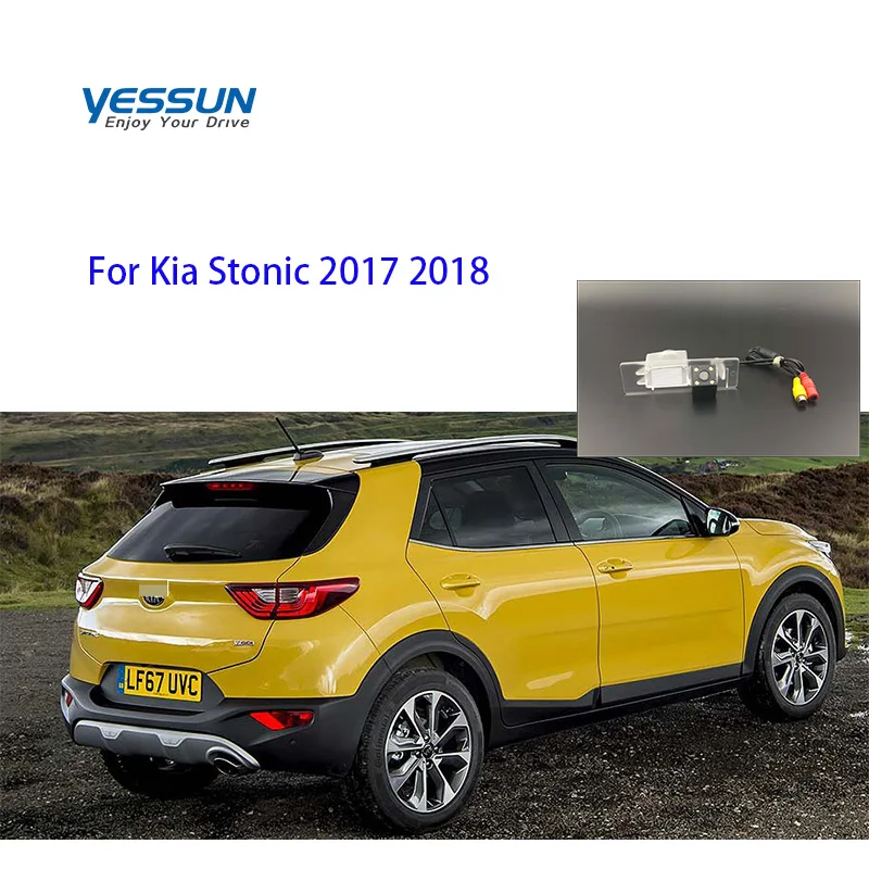 Yessun камера номерного знака для Kia Stonic Автомобильная камера заднего вида помощь при парковке