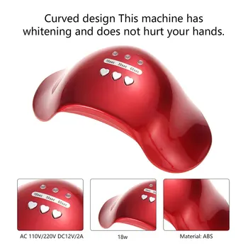 

High Quality 18W Professional LED Lamp Nail Beauty Nail Gel Curing Ultraviolet Lamp Nail Dryer Phototherapy Manicure Tool Lamp