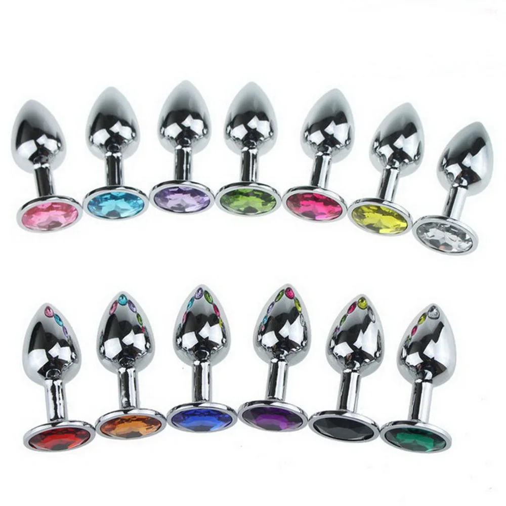 Stainless Steel Butt Plug Anal Beads Crystal Jewelry Heart Stimulator Sex Toys Dildo Gay Products | Красота и здоровье