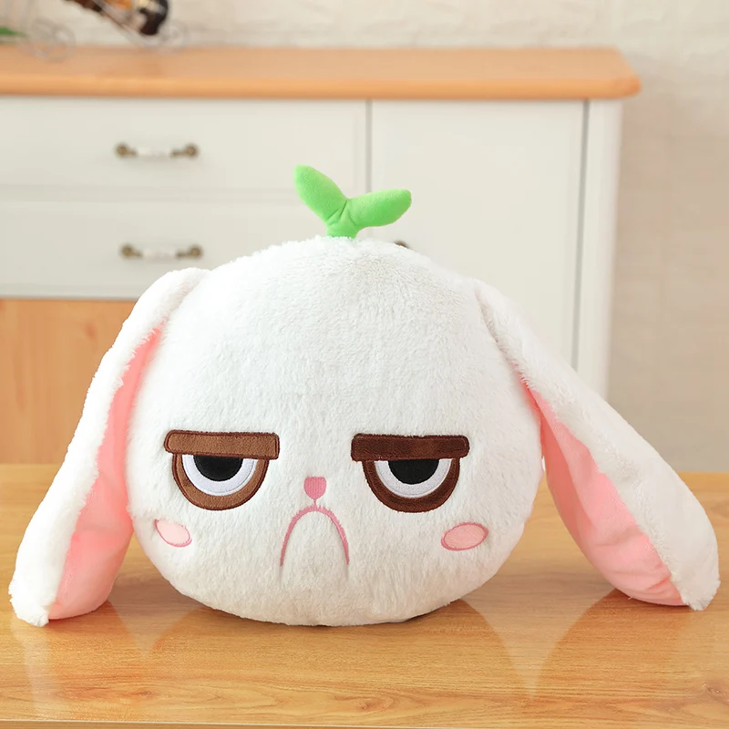 As picture Прямая поставка Peluches кролик плюшевые животные мягкая игрушка одеяло «кролик» Подушка грелка для рук 3 в 1 Набор для детей - Цвет: As picture
