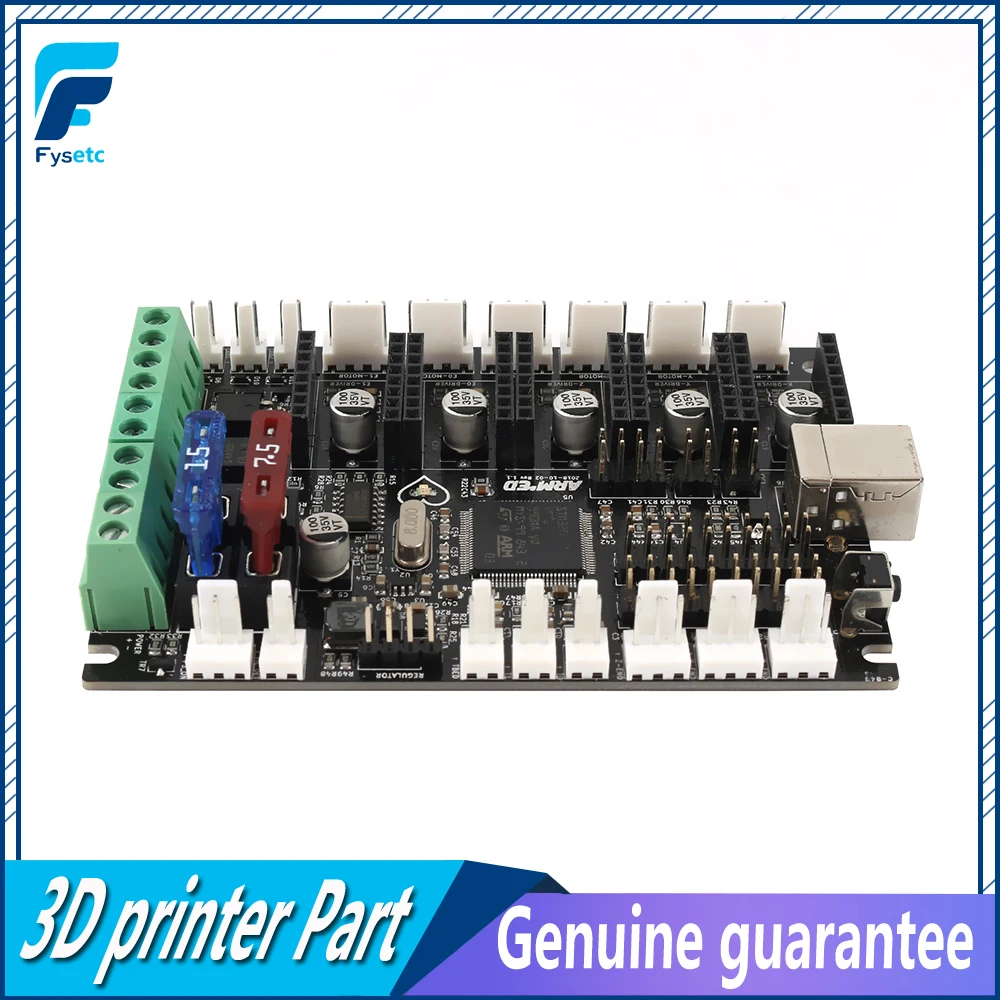 Armed V1.1 32bit Board 3D Printer Control Board With I2C SPI and UART Extension Ports Support TMC2130 SPI Dual Power Inputs