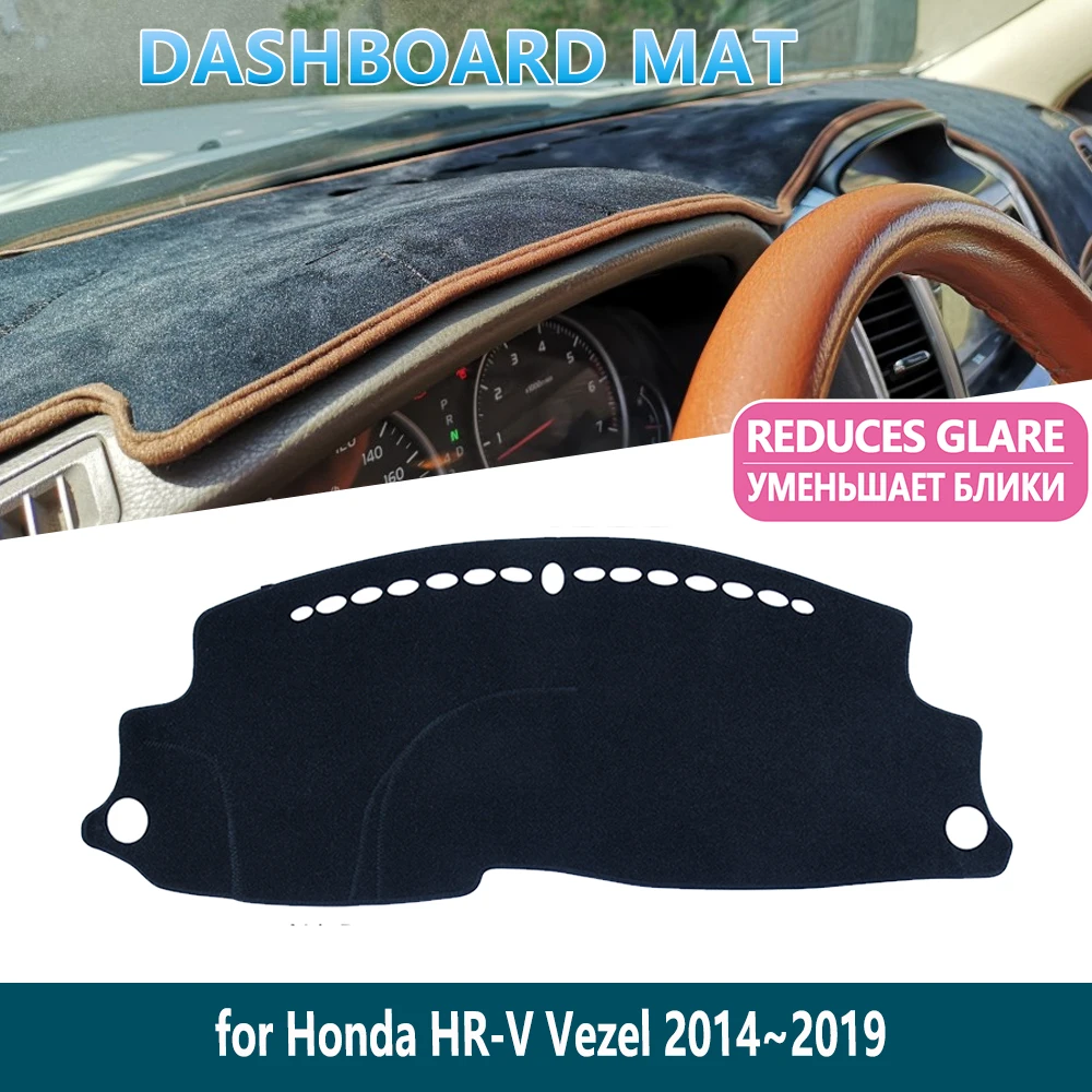 Для Honda HR-V Vezel 2014 2015 2016 2017 2018 2019 коврик для приборной панели внутренняя
