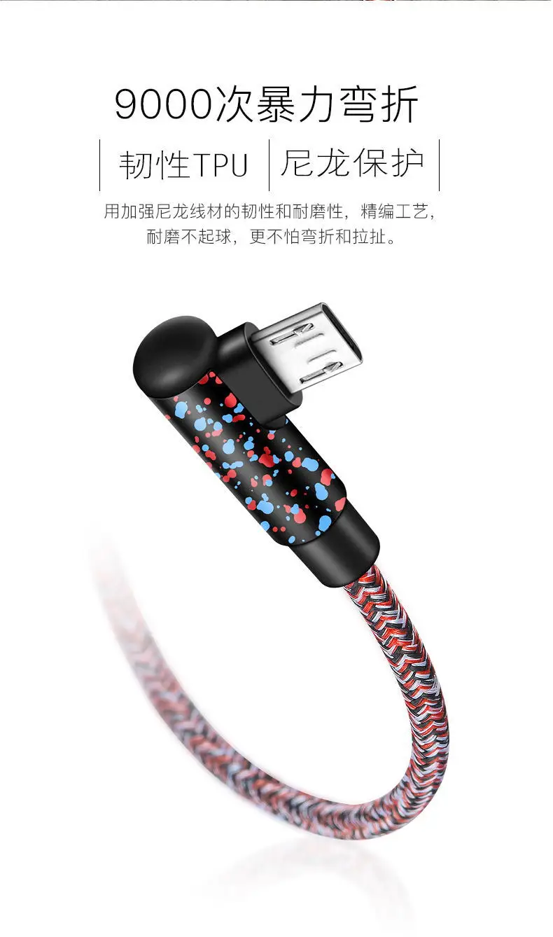 Bozhu Быстрая Зарядка Micro usb type C кабель зарядное устройство для iPhone 6 7 8 Plus X XR XS Max мобильный телефон зарядка USB C шнур 1 м