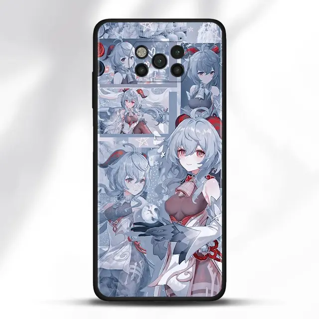 Case For Poco X3 NFC M3 Pro M3 F3 F1 Capa for Mi Note 10 Pro Lite Caso For Xiaomi CC9 Pro A3 A2 Lite Genshin Impact Anime B02