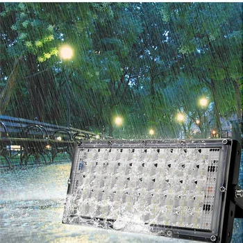 

50W 4000lm LED Flood Light 2835SMD IP65 Waterproof Outdoor Garden Landscape Football Field Lamp AC220V Street Lantern Spotlights
