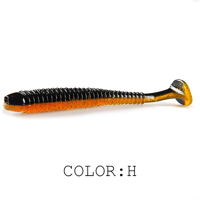 Supercontinent Impact Ring Shad Fishing Lures Set - Soft Artificial Baits (Multiple Quantities Available)