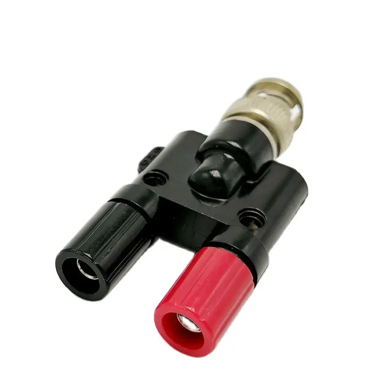 1PCS BNC Female to dual Twin Banana plug male Coaxial connector for oscilloscope 1PCS BNC Female to dual Twin Banana plug male Coaxial connector for oscilloscope