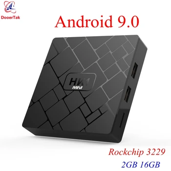 

10pcs TV Box HK1 Mini Android 9.0 Rockchip 3229 Quad Core 2GB DDR3 16GB ROM 2.4G WiFi 4K H.265 Smart Media Player SET TOP Box