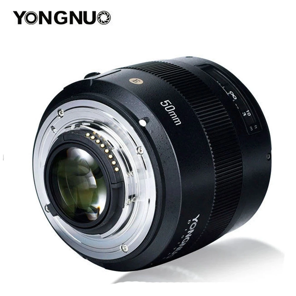 용누오 YN50mm F1.4N E 렌즈 AF/MF 표준 프라임 자동 초점 렌즈 (니콘 D7500 D7200 D7100 D7000 D5600 D5500 D5300 D5200 D5100 용)