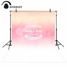 

Allenjoy Vinyl Backgrounds for Photo Studio Warm Pink Girl Cute Birthday Party Backdrop Newborn Original Design Fantasy Props