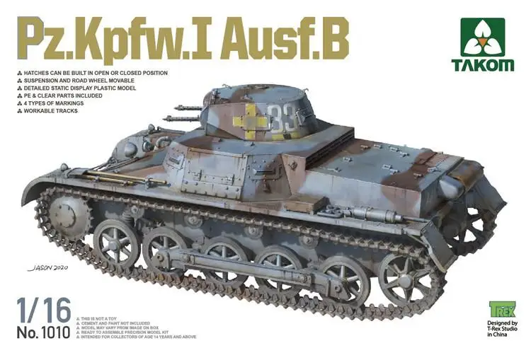 Takom 1010 1/16 масштаб PZ.KPF W.I AUS F.B 2020 новая модель танка |
