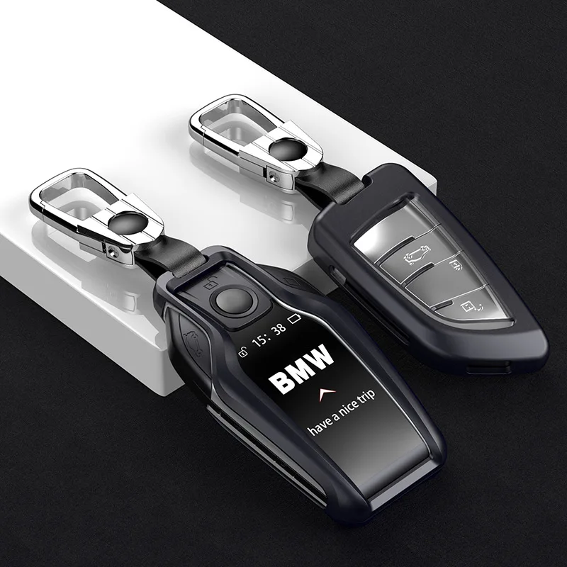 It is suitable for new BMW 7 series protective sleeve buckle 3 5 metal aluminum alloy three-proof key case | Автомобили и