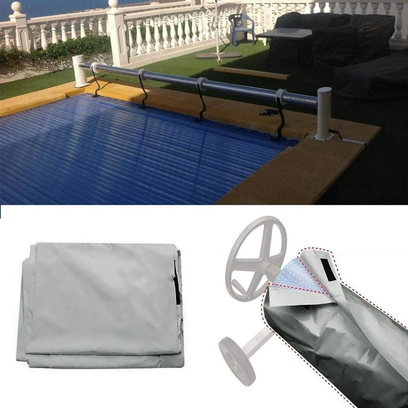 Покрытие для бассейна прочное одеяло, использующее энергию солнца катушка Защитная крышка водонепроницаемый солнцезащитный экран с защитой