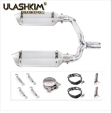 Motorcycle Full Exhaust Muffler Escape System Slip On For suzuki GSR400 GSR600 BK400 BK600 GSR BK 400 600 Modified Link Pipe