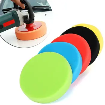 

5Pcs/Set 6 inch 150mm Round Flat Sponge Buff Buffing Pad Kit Car Polisher for Industrial Products Polishing