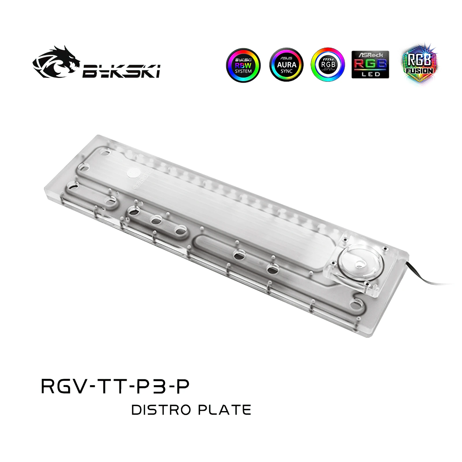 Bykski Rgb Acqua Raffreddamento Distro Piastra Serbatoio Per Thermaltake Tt Core P3 Telaio Serbatoio Rgv-Tt-P3-P