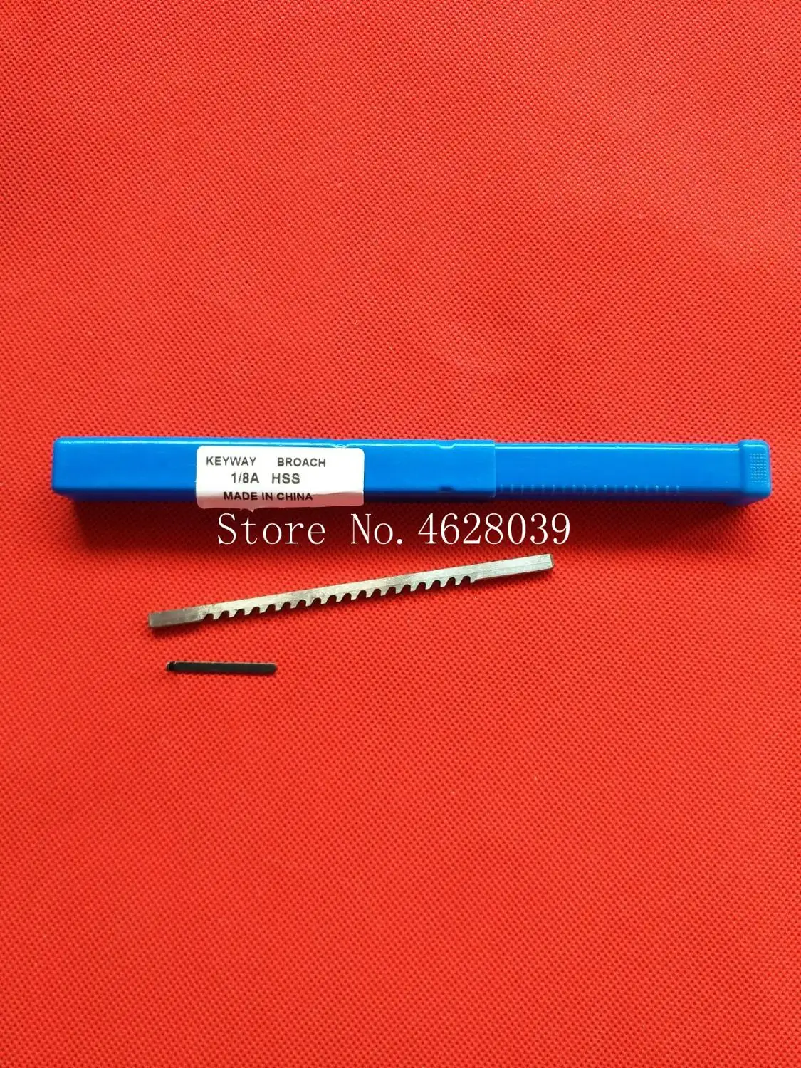 Keyway Broach 1/8" inch A Push Type High speed steel HSS Cutting Tool for CNC Broaching machine Metalworking