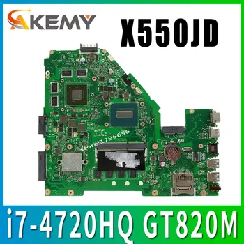 

X550JD Motherboard i7-4720HQ GT820M for ASUS X550JK X550JX X550JF FX50J laptop Motherboard X550JD Mainboard X550JD Motherboard