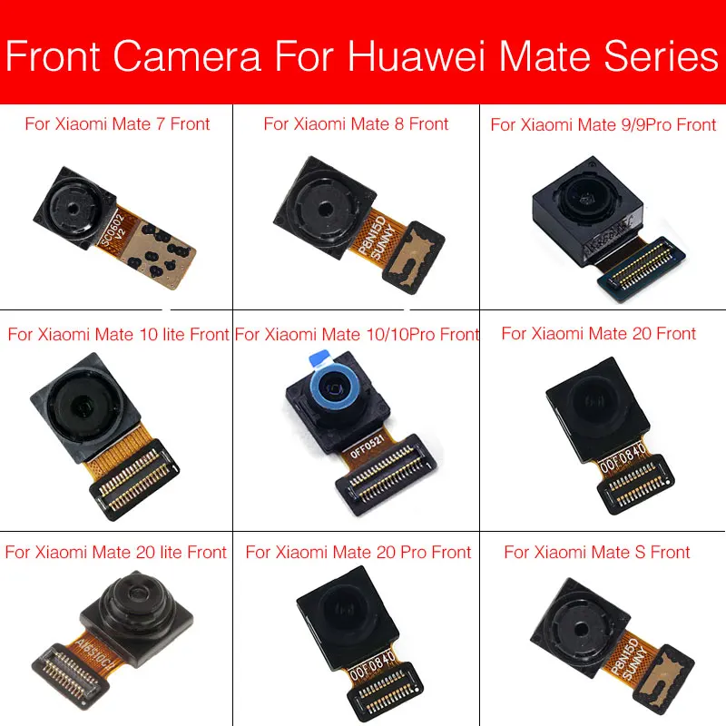 Фронтальная камера Модуль гибкий кабель, сменные детали для huawei Коврики, 7, 8, 9, 10, 20 S Lite рro маленький лицевой Камера гибкий кабель для ремонта