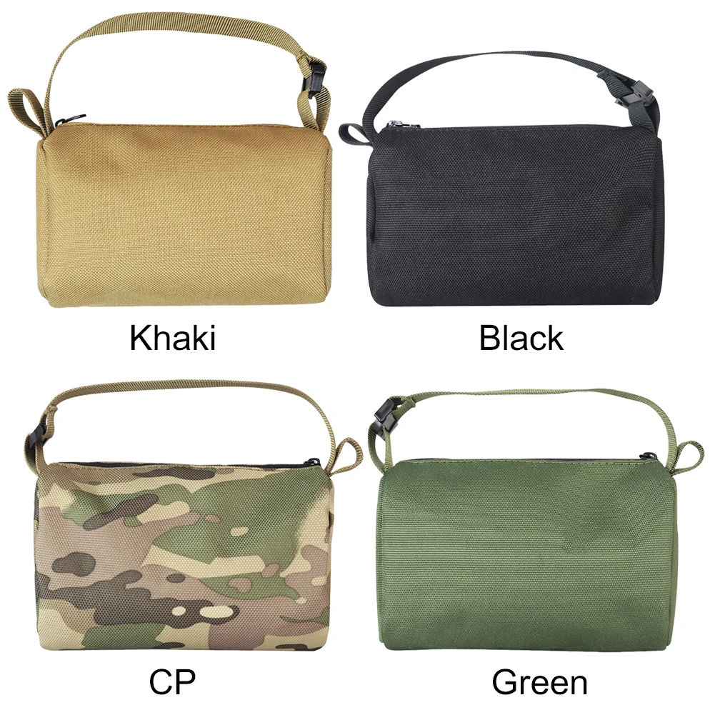 Lot De 2 Sacs De Repos Pour Fusil/pistolet à Air - Tissu Orford, Vert, Ajustable, 23cm