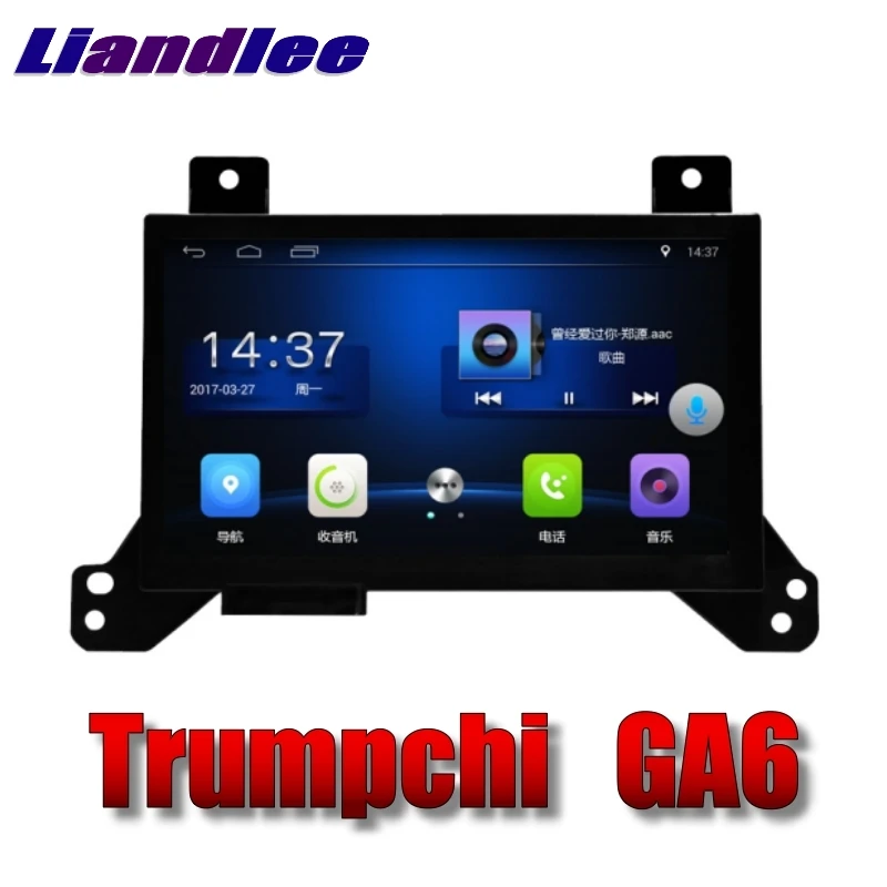 Liandlee для Trumpchi GA6 2014 ~ 2018 LiisLee Автомобильный мультимедийный ТВ DVD GPS аудио Hi-Fi Радио