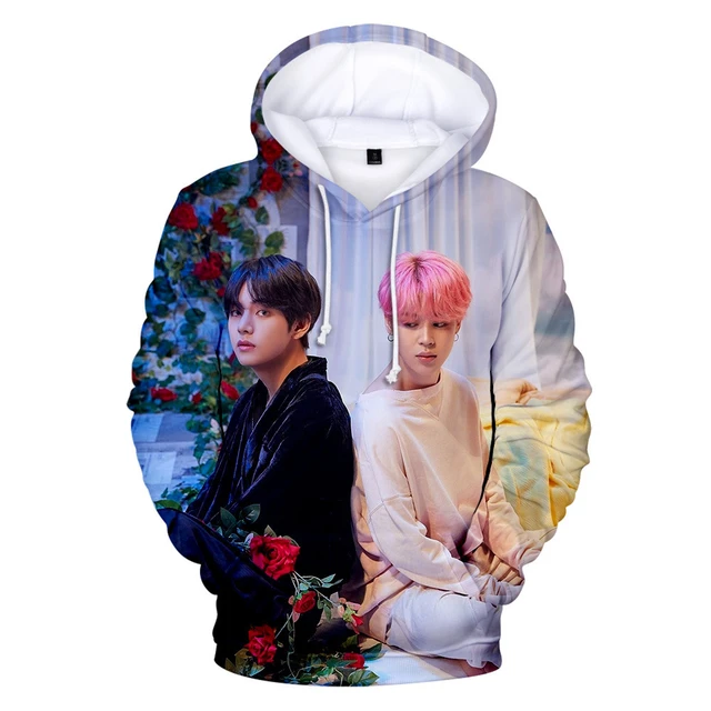 New Korean Fashion 3D Kpop Hoodie Sweatshirts Pullovers Men/women Long  Sleeve Hooded Tops Female Harajuku Streetwear K-pop Hoody - AliExpress