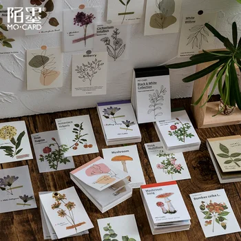 

80Pcs\DIY creative cute retro personality fun can tear Post-it notes message student stationery office supplies notebook