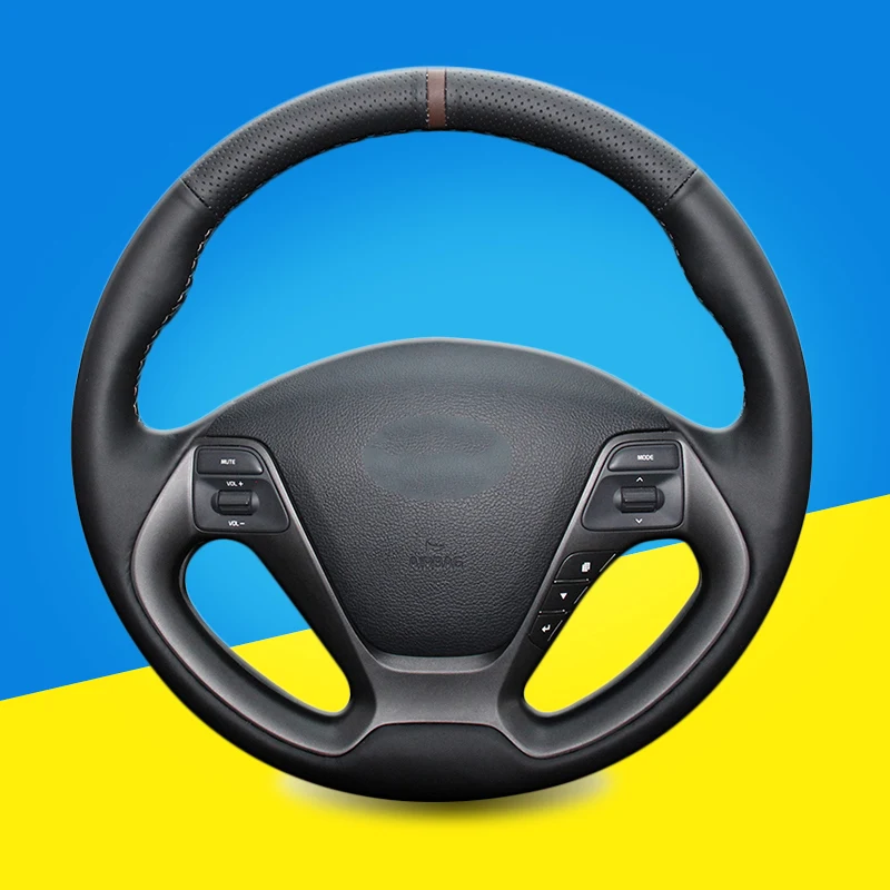 Чехлы рулевого колеса автомобиля для Kia K3 2013 K2 Rio 2015 2016 Ceed Cee 'd 2012 2017 интерьерная