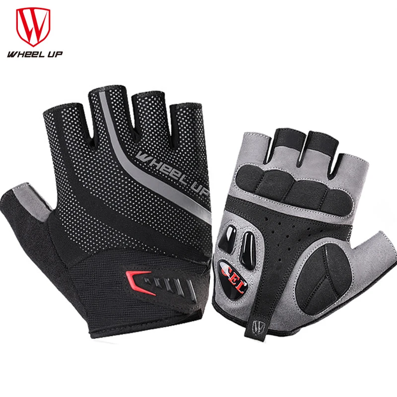 Sports Racing Motorcycle MTB Cycling Bicycle Bike Riding Gel Half Finger Gloves 