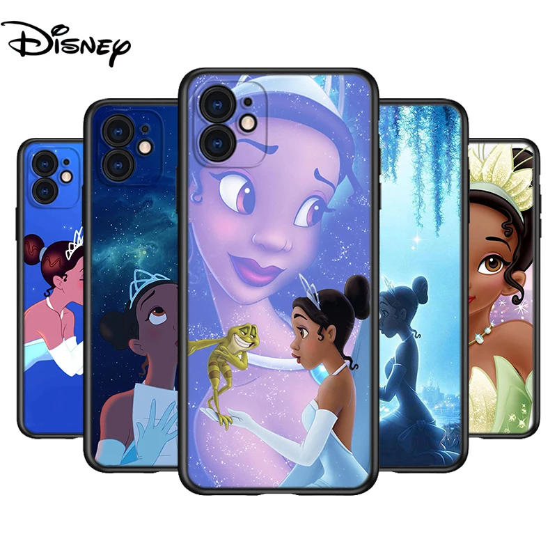 Silicone Cover Disney Tiana Princess For Apple IPhone 13 12 Mini 11 Pro XS MAX XR X 8 7 Plus 6S 6 5S SE Phone Case | Мобильные