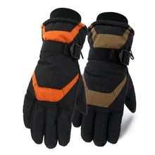 Мужские теплые перчатки водонепроницаемые ветрозащитные перчатки грелка для рук на открытом воздухе Лыжный мотоцикл полный палец лыжные перчатки