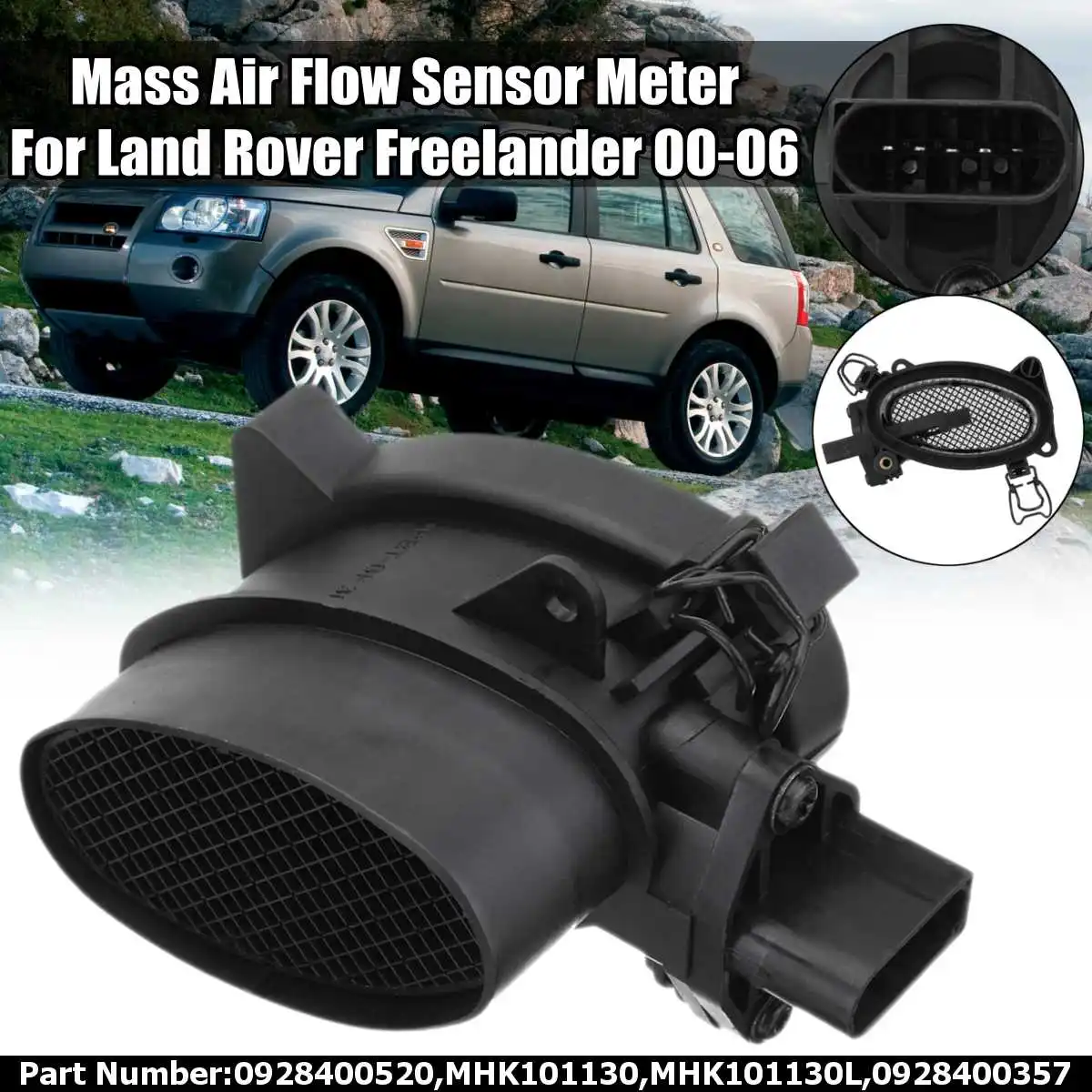 

5 Pins Mass Air Flow Parking Meter Sensor 0928400520 MHK101130 For Land Rover Freelander 2000 2001 2002 2003 2004 2005 2006