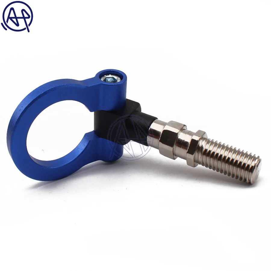 Универсальный Синий Алюминиевый автомобильный большой гоночный передний