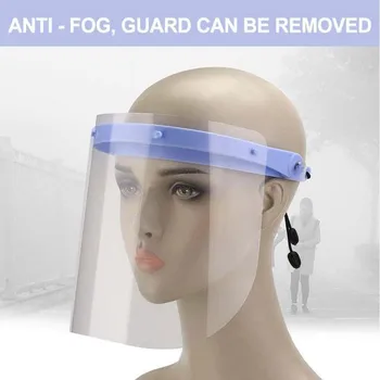 

Face Protection Visor For Protect Mouth/nose/eyes Adjustable Head Strap Soft Plastic Transparent Accessories