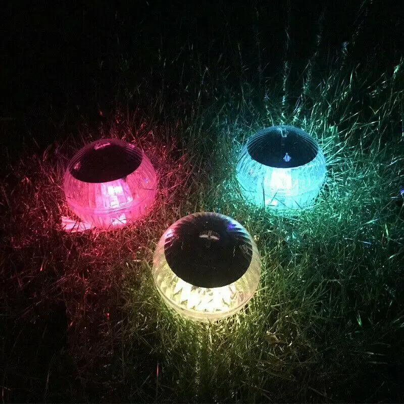 7 цветов автоматически меняющийся на солнечных батареях плавающий светильник для пруда садовый плавательный бассейн меняющий цвет светодиодный светильник украшение дома