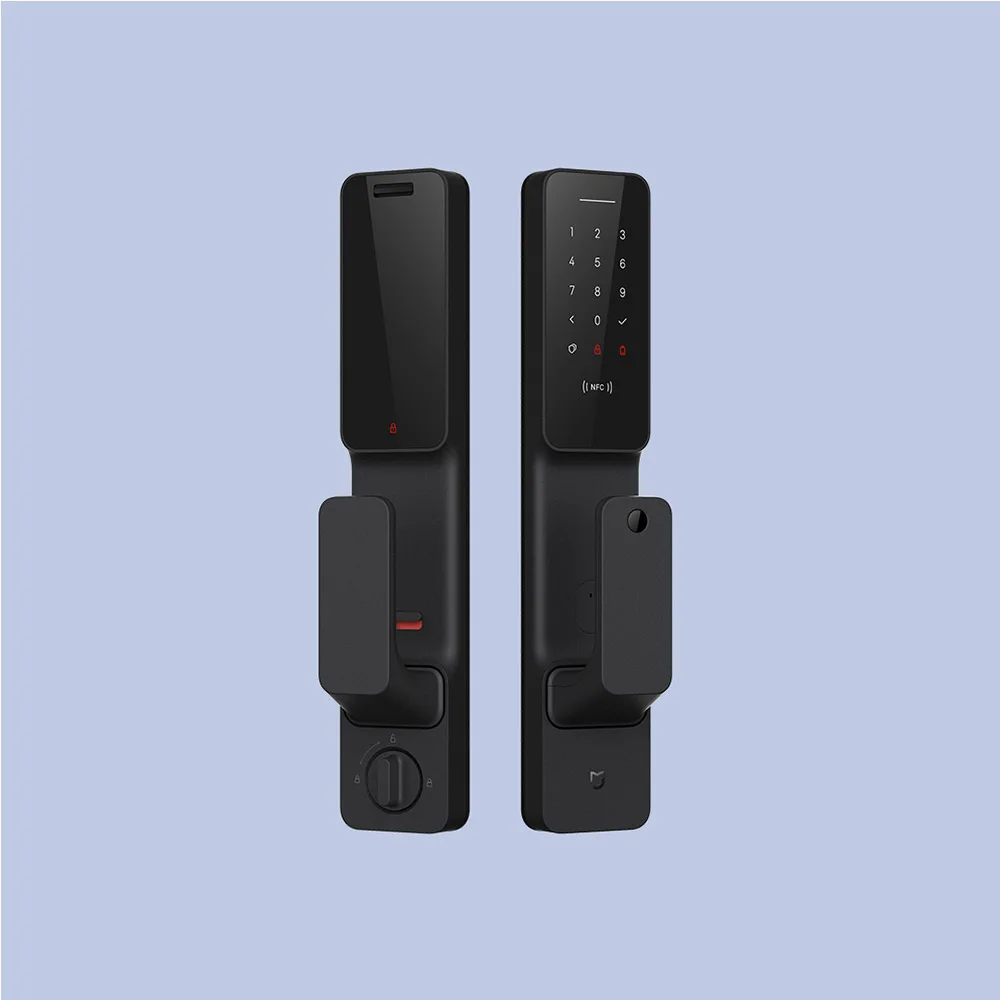 Mijia черный домашний умный Mi Дверной сенсорный электронный замок живой отпечаток пальца разблокировка дверной замок кнопочный Тип контроль безопасности