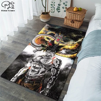 

Dragon Ball Saiyan carpet kids room soccer rug field parlor bedroom living room floor mats children large rugs home mat 02