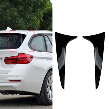 

2Pcs Gloss Black Rear Window Side Wing Roof Spoiler Splitter Stickers for BMW 3 Series F31 2012-2018 Exterior Refit Kit