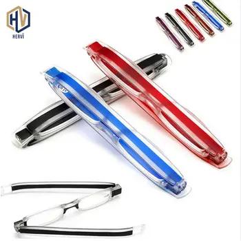 

360 Degree Rotation Folding Reading Glasses Diopter Men Women Foldable Presbyopic Reading Glasses 1.0 1.5 2.0 2.5 3.0 3.5 4.0