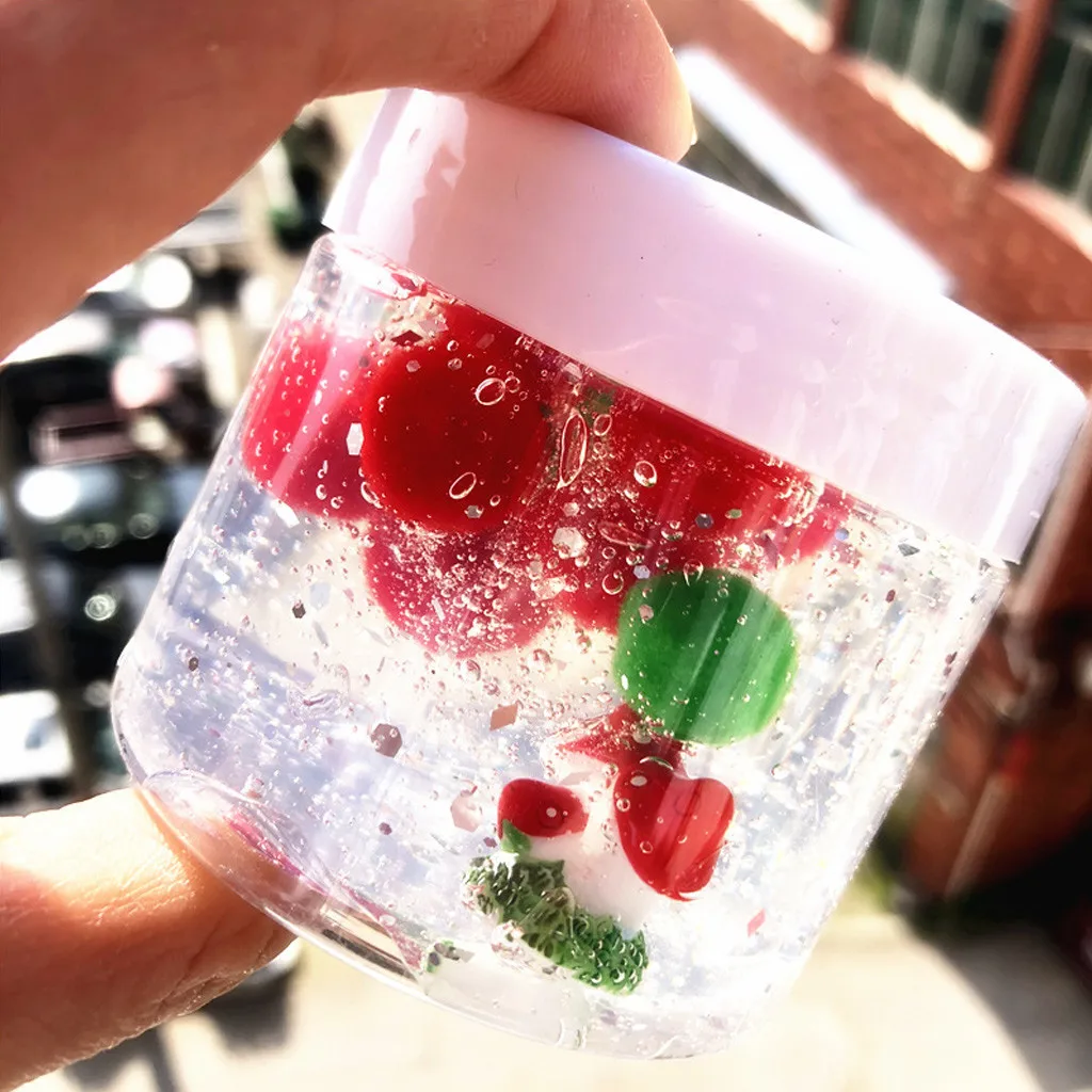 Beautiful Color Mixing Slime anti Stress Kids Clay Toy Transparent slime children