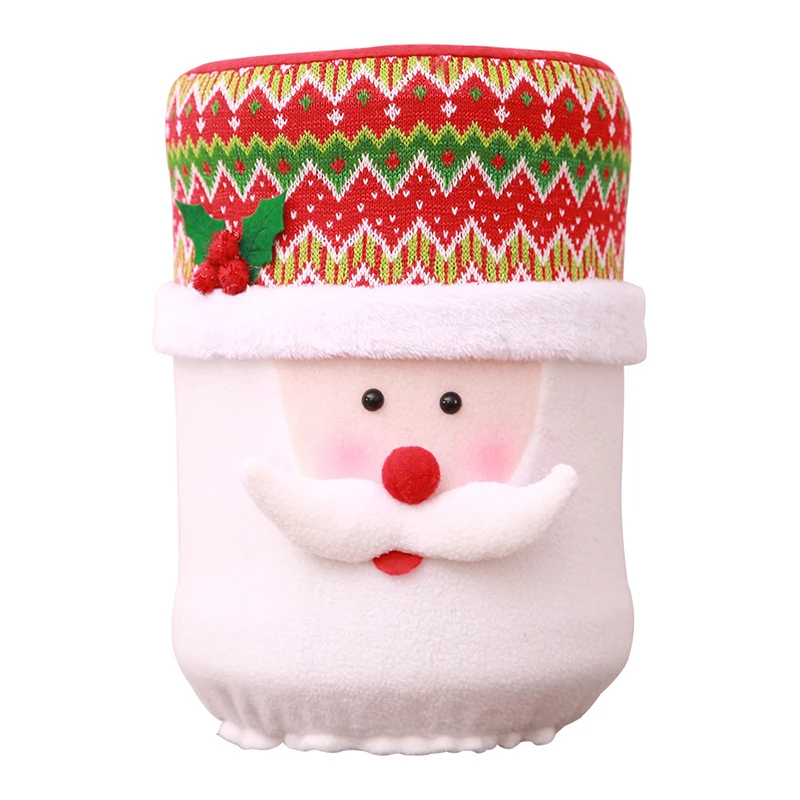 Аксессуары для украшения дома, Рождественская Пылезащитная крышка, емкостный диспенсер для воды, контейнер, очиститель для бутылок, Рождественский очиститель пыли, ткань - Цвет: Santa Claus