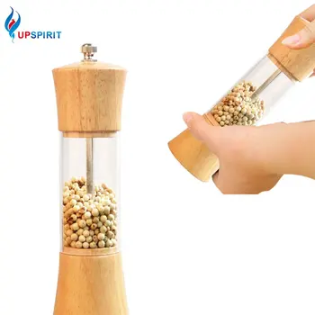 

Upspirit Acrylic Grinder Manual Pepper Mill Spice Salt Sugar Powder Mincer Bottle Seasoning Condiment Jar Mills Kitchen Tools