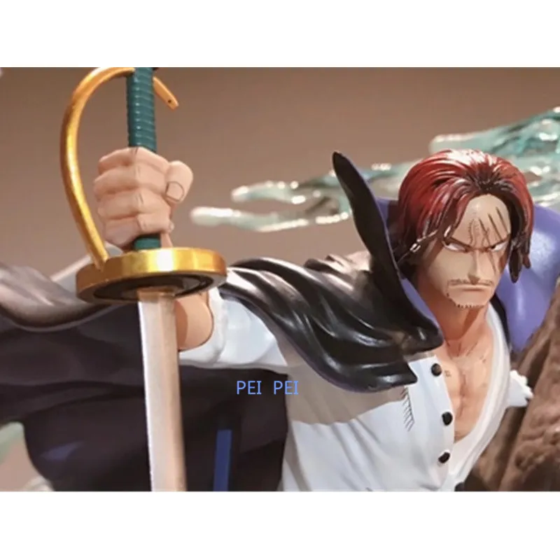 15 "Цельная статуя аниме Shanks Red Hair Pirates GK полноразмерный портрет полимерная