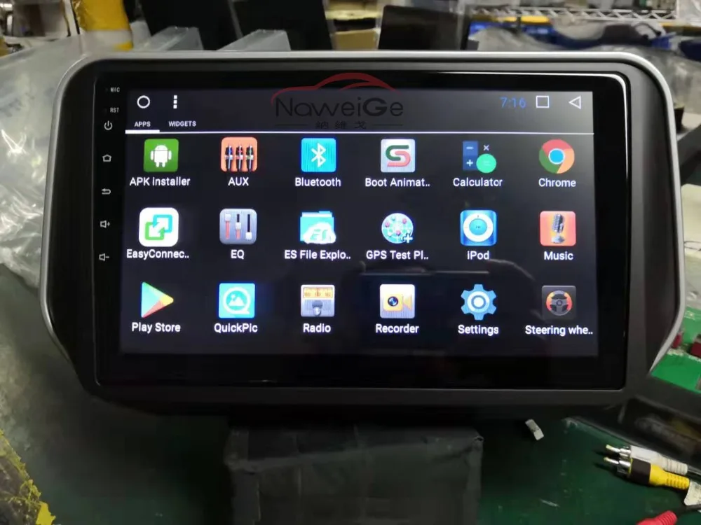 NaweiGe 10,1 дюймов Android автомобильный dvd для hyundai Santa Fe Авторадио оптом центральный мультимедимультимедийный плеер Автомобильный стерео аудио Радио