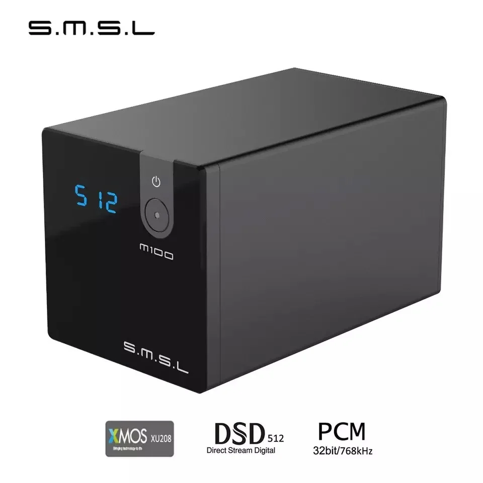 SMSL M100 AK4452 USB DAC аудио XMOS аудио DSD512 PCM768 цифровой усилитель декодер 32 бит/768 кГц